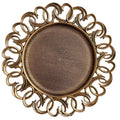 Bulk Gold 13 Inch Under Plates Plastic Charger Plate for Wedding Decoration Items on Table