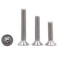 Stainless Steel 304 A2-70  Six-Lobe Torx Screw M1.6 M2 M2.5 M3 M4 M5 M6 M8 GB2673 Flat Countersunk Head Six Lobe Bolt