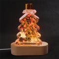 Acrylic USB Touch Sensor LED Night Light Lamp Base Kids Gift Holder Stand with Decorative Pattern for Home Display