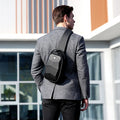 FENRUIEN Wholesale Men's Korean Style Sling Bags Minimalist Business Waterproof Sport Crossbody Bags Men Bag with USB Charging