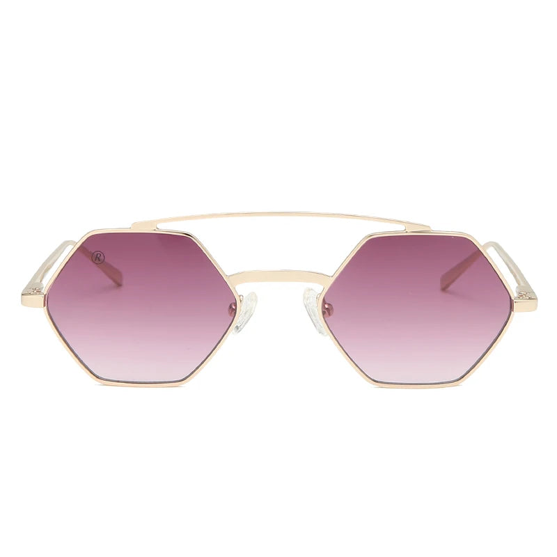 Metal Sunglasses double bridge  Anti-scratch Polarized UV400 Lens Custom Brand logo Outdoor Sun Glasses Sports Sunglasses