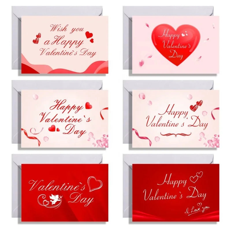 Customizable Valentines Day Hanging Tags Love Heart Paper Gift Tags Ornaments for Wedding Party Decoration Label Supplies