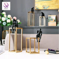 Nordic Creative Home Soft Decorations Ornaments Thinkers Figure Sculpture Book Holder Statue Ornaments Study Room Crafts