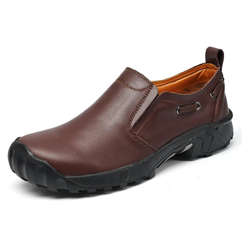 Factory Supply in Ready Stock Accept OEM Service Men Office Dress Leather Casual Loafers Shoes