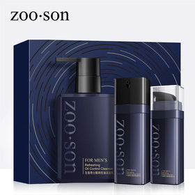 OEM ODM ZOOSON Three-piece Suit Men's Skin Care Products Refreshing Oil Control Men Skin Care Set