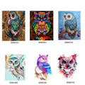 CHENISTORY Owl Animals DIY Acrylic Oil Painting by Numbers for Kids Adults Painting Canvas Diy Picture for Living Room Wall Art