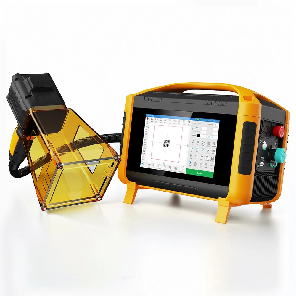 Willita Handheld 20W CNC Fiber Laser Engraving & Marking Machine DXF/PLT Support High-Speed Metal Plastic Glass