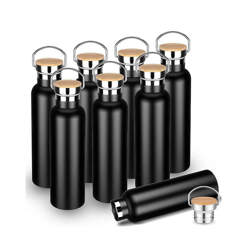 750ml 1000ml Double Wall Bottle Water Standard Mouth Vacuum Insulated Drink Sport Stainless Steel Water Bottle Custom Logo