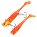 NOEBY Jig Head Swimbait Fishing Plastic Soft Minnow Lure