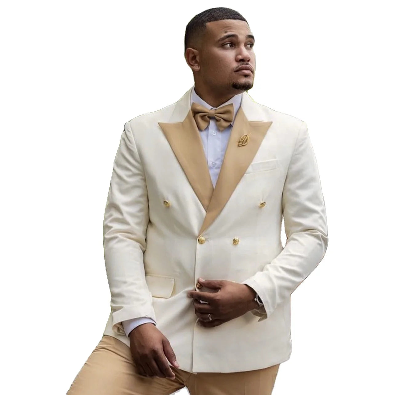 Wedding Dresses Formal Occasions Clothing Double Breasted Male Blazers Sets 2 Pieces Elegant Party Prom Suit for Groom Tuxedo