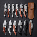 Portable Multifunction Wine Beer Bottle Opener Wood Corkscrew Customizable Logo Wedding Parties Casual Gatherings Kitchen