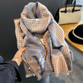 Winter New Fashion Warm Shawl Scarf Women's Horse Print Pashmina Thick Scarf Women's Style Workplace Women