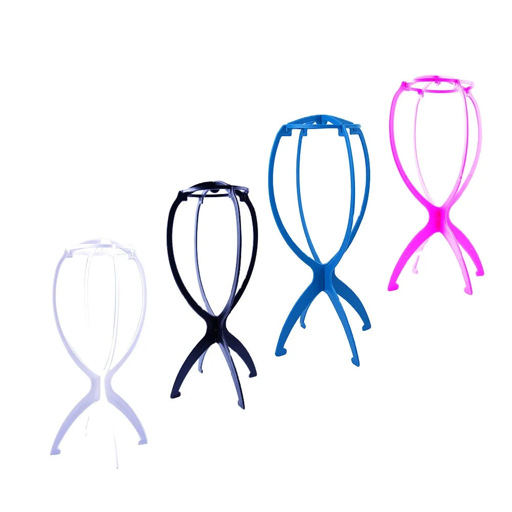Plastic Wig Tripod Stand Multiple Adjustable Wig Stand Holder Display
