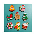 Cartoon Bell Snowman Trees   Flat Back Resin Cabochon Flatback  Gift Christmas Decoration DIY Embellishments for Scrapbook