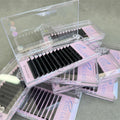 Pesta As Private Label Cashmere Soft Eyelash Extension Individual Mega Volume Velvet Eyelash Extension Tray