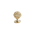 French Vintage Golden Vintage Silver Cabinet Door Handles Wardrobe Door Drawers Brass Openwork Spherical Pulls
