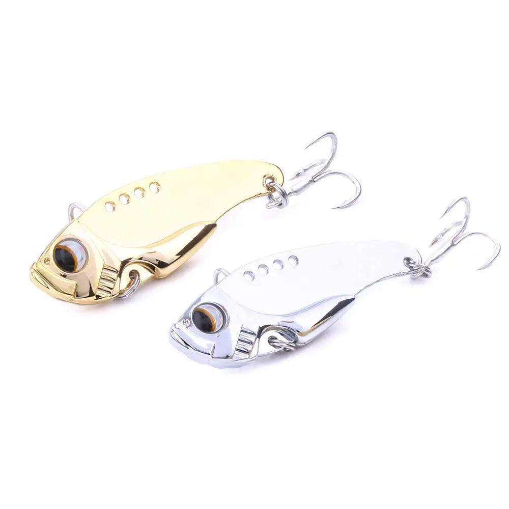5/8/12g Wholesale Fishing Vibration Metal Material Swimbait Fishing Lure with Blood Slot Hook