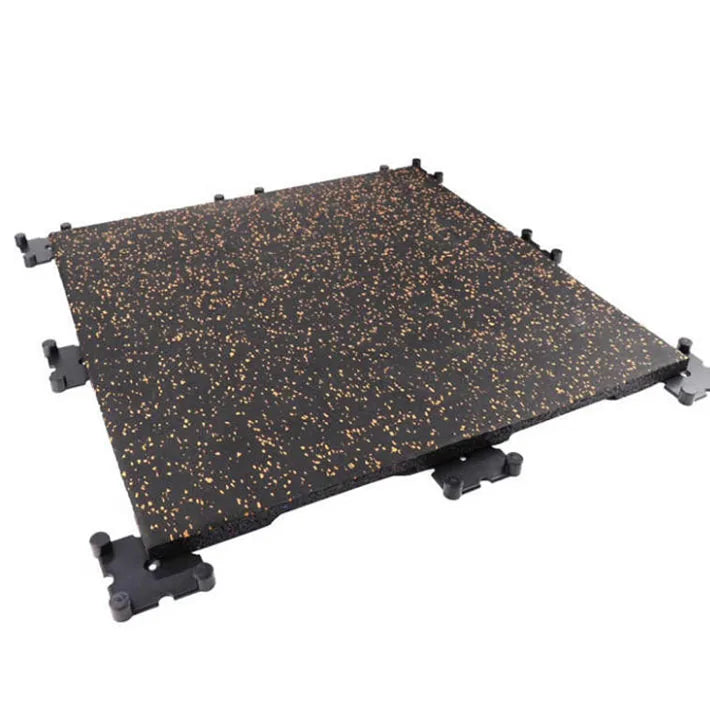 Anti-Shock Soft 15~50mm Fitness Rubber GYM Flooring Rubber Tiles