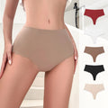 Wavy Edge Brief T Back Women Underwear Ice Silk Traceless Panties for Ladies Wholesale