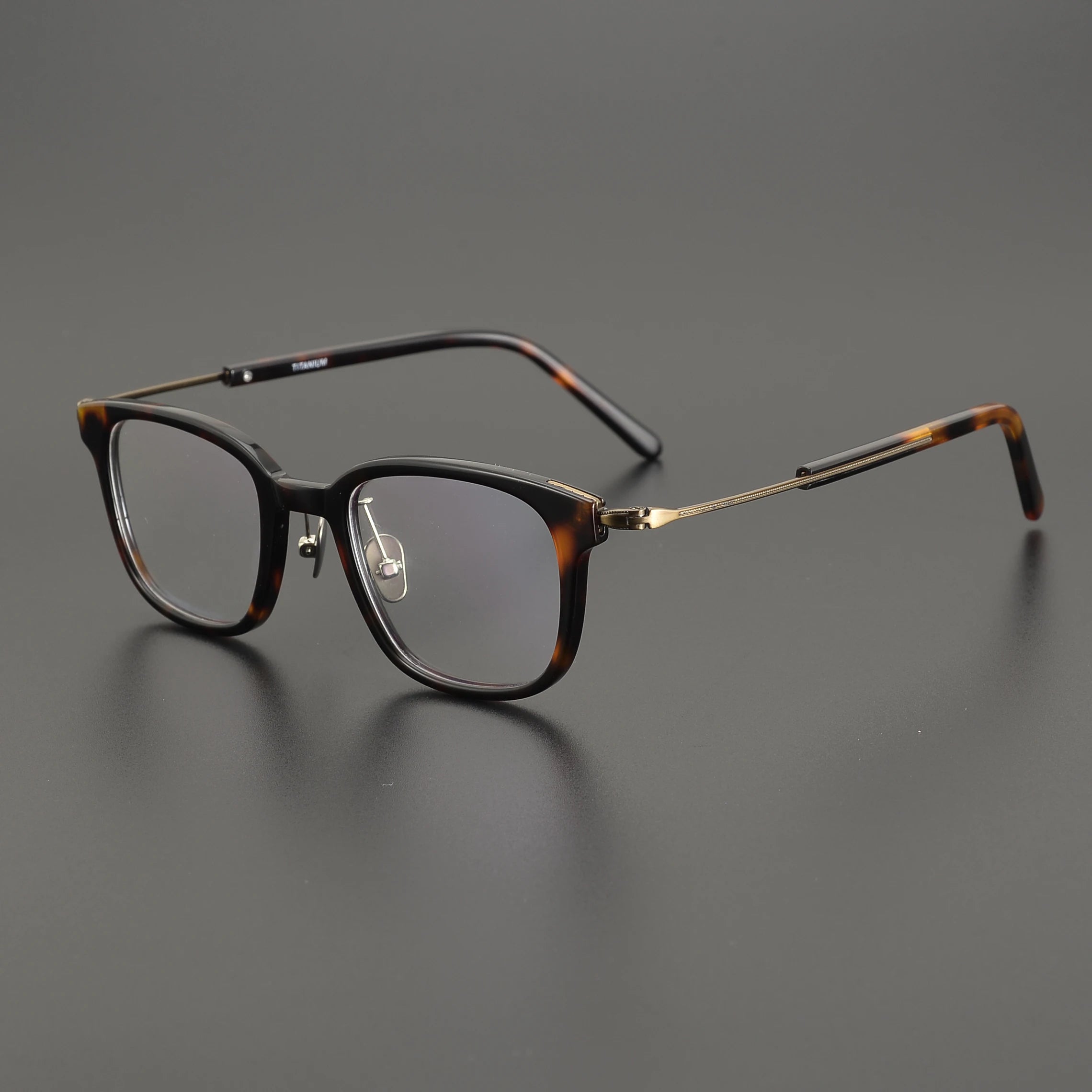 2024 New Classic Retro Black Large Frame Fashionable Unisex Square Ultra-light Optical Eyewear Frame Xxin GMS124 Custom Logo