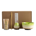 Super Deal Starter Matcha Set 4PCS Pottery Bowl Whisk with Holder and Spoon Japanese Matcha Tea