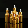 Luxury Cosmetic Essential Oil Gold Spray Dropper and Pump Bottle with Custom Service