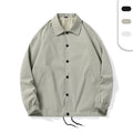 Unisex Custom Embroidery Logo Unisex Spring Jackets Windbreaker Loose Design American Style White Coach Jackets
