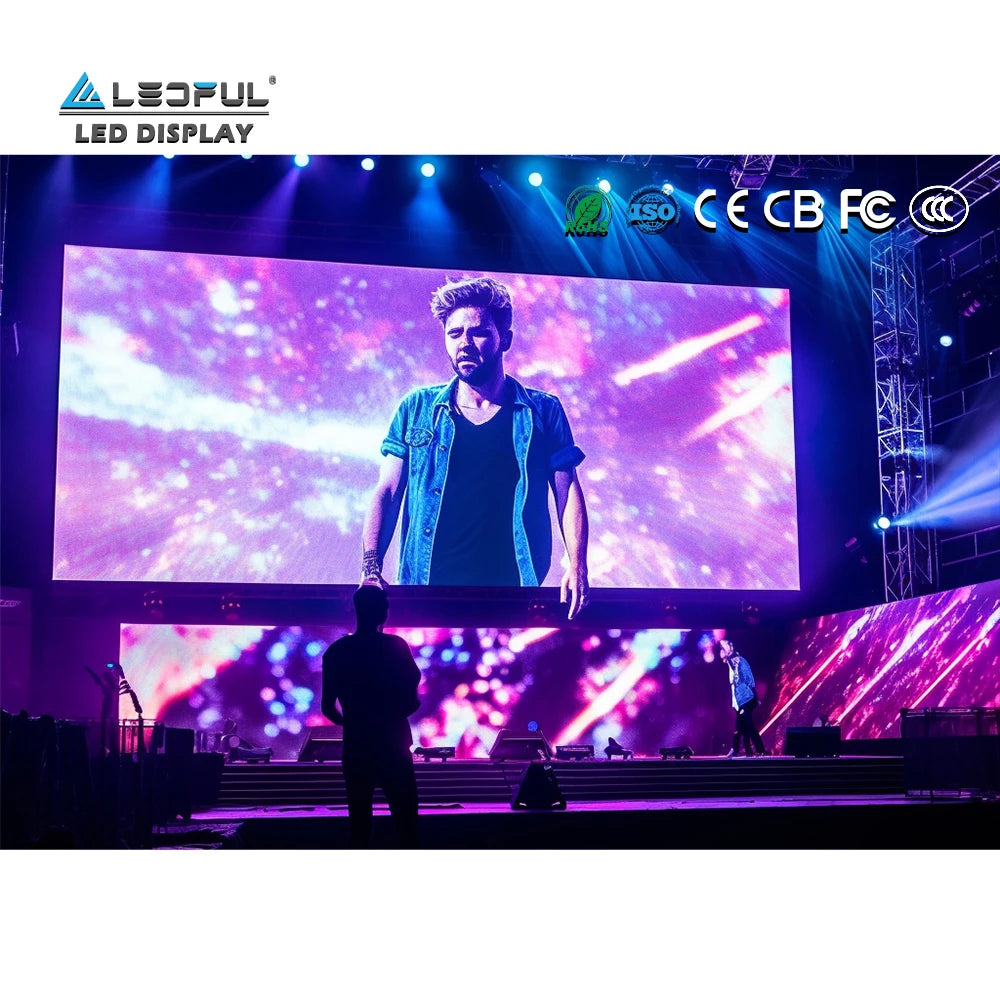Waterproof Outdoor P2.9 P3.9 P4.8 Rental LED Display Full Color SMD LED Video Wall Screen for Church Concert Event