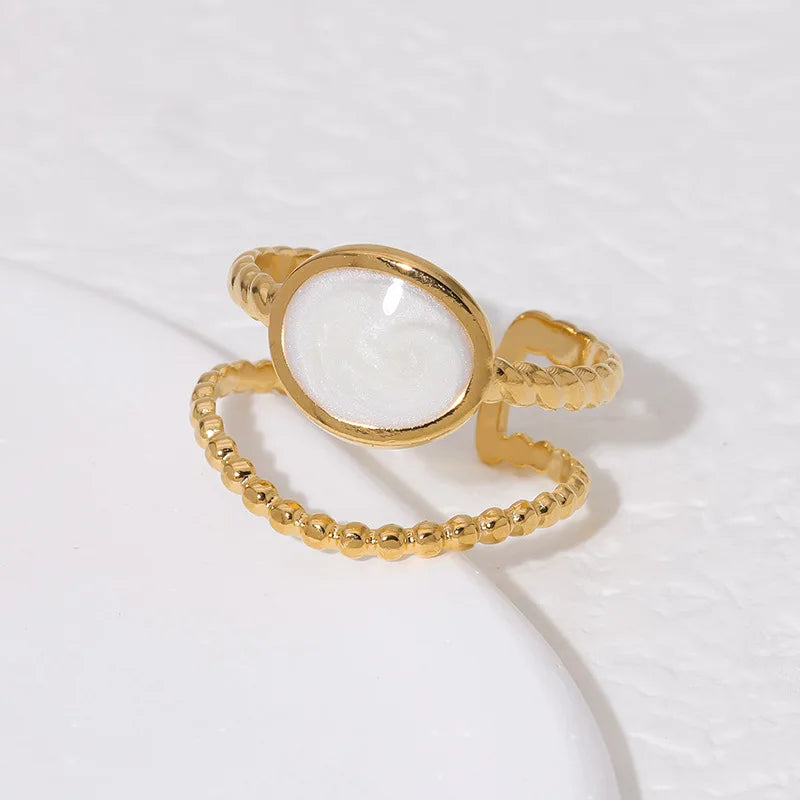 Beimai OEM Ring Fashionable and Versatile Stainless Steel Waterproof Open Ring