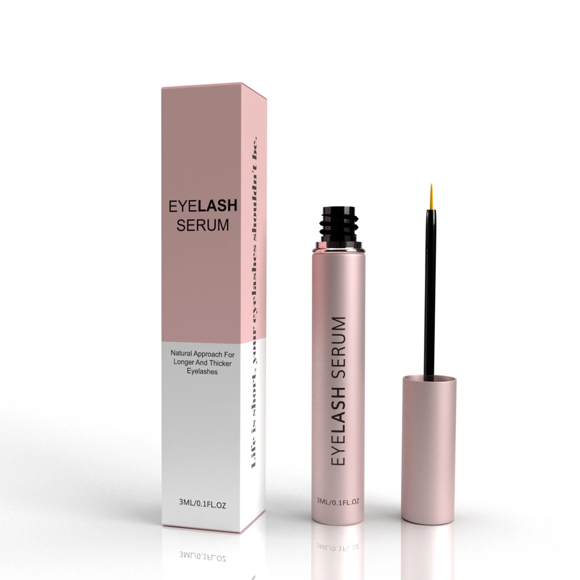Latest Natural Oil Free Private Label Eye Lashes Liquid Keratin Vegan Nourish Brow and Lash Serum Eyelash Growth Treatments