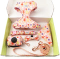2024 Custom Sublimation Print Dog Reversible Harness Matching Set Collar and Leash Poop Bag Holder