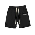 Fashion Casual Men Elastic Drawstring Shorts Outdoor Cotton Mens Gym Running Sport Shorts
