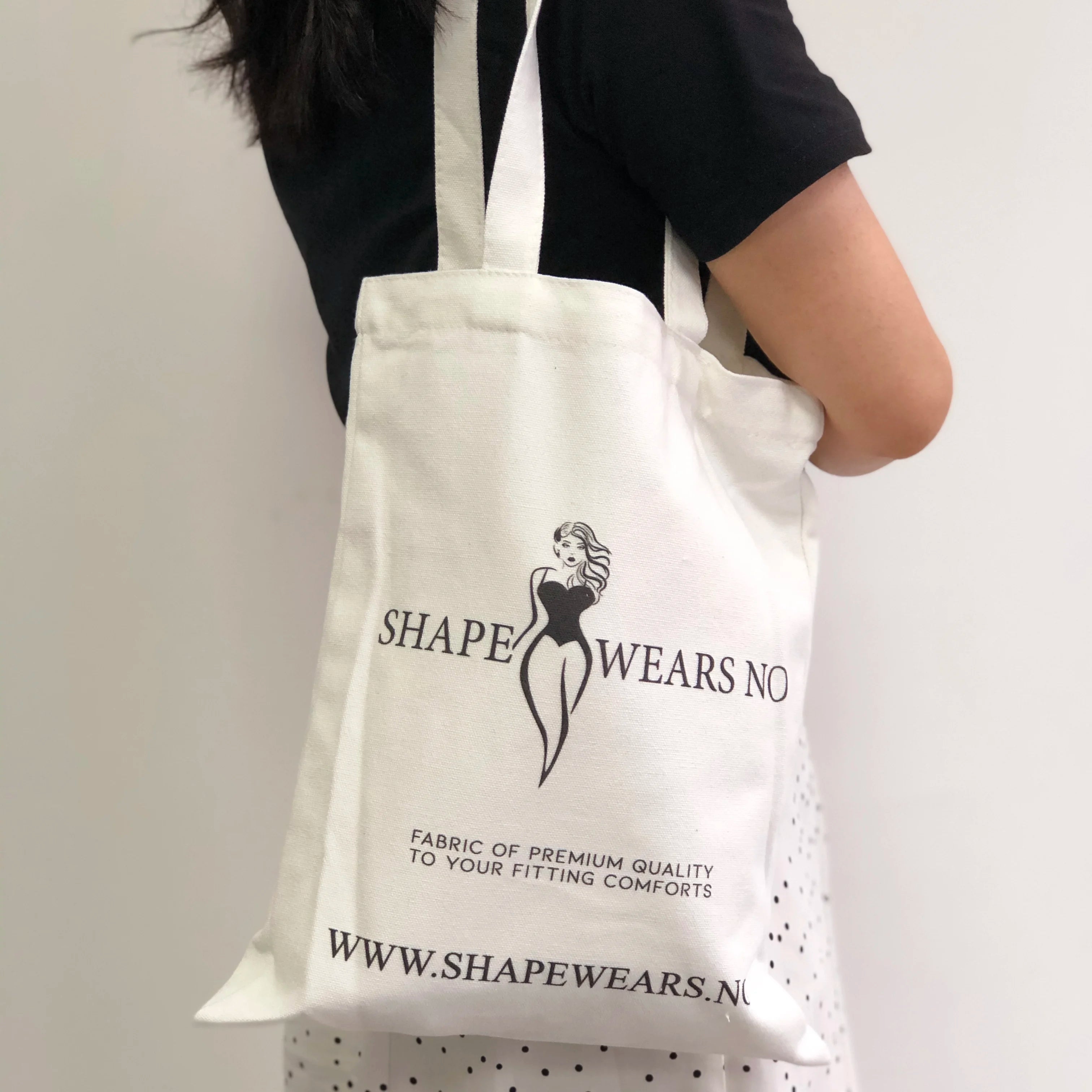Women's Fashion Linen Canvas Cotton Shopping Tote Bag Large Oversize Custom Printed Logo Thick Fabric Cotton Bag