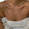 Wholesale Tarnish Free Stainless Steel Minimalist Thin Gold Plated Snake Chain Necklaces Jewellery