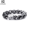 KALEN 316L Stainless Steel Big Skeleton Men Bracelet