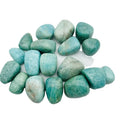 Wholesale Natural Amazonite Gravel Stone blue Crystal Tumbled Stone For Decoration