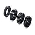 SC Jewelry Outer Band Manually Spinner Ring High Quality Multi Styles Stainless Steel Anxiety Rings for Men