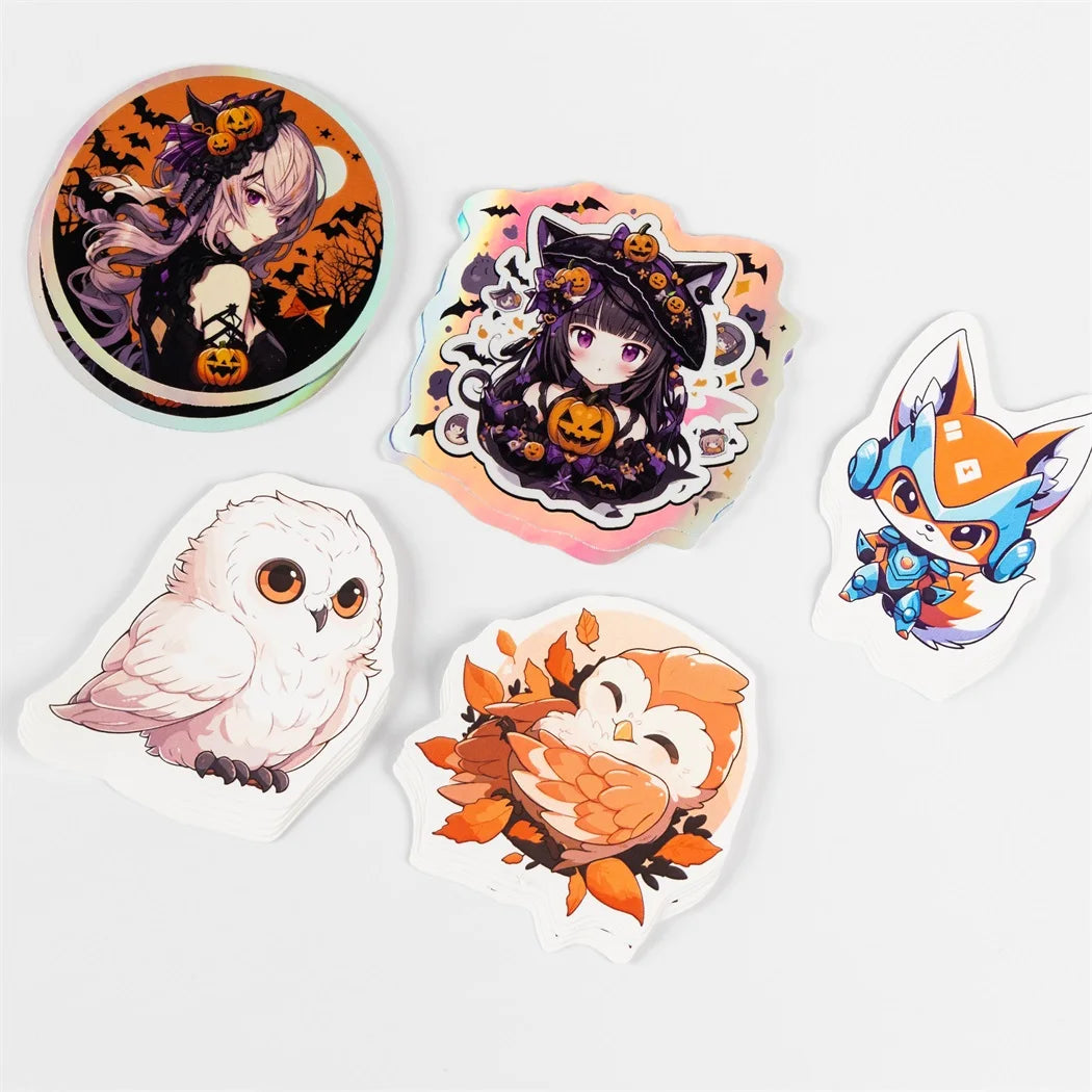 UV Waterproof Adhesive Sticker Custom Logo Made of Durable Vinyl Material