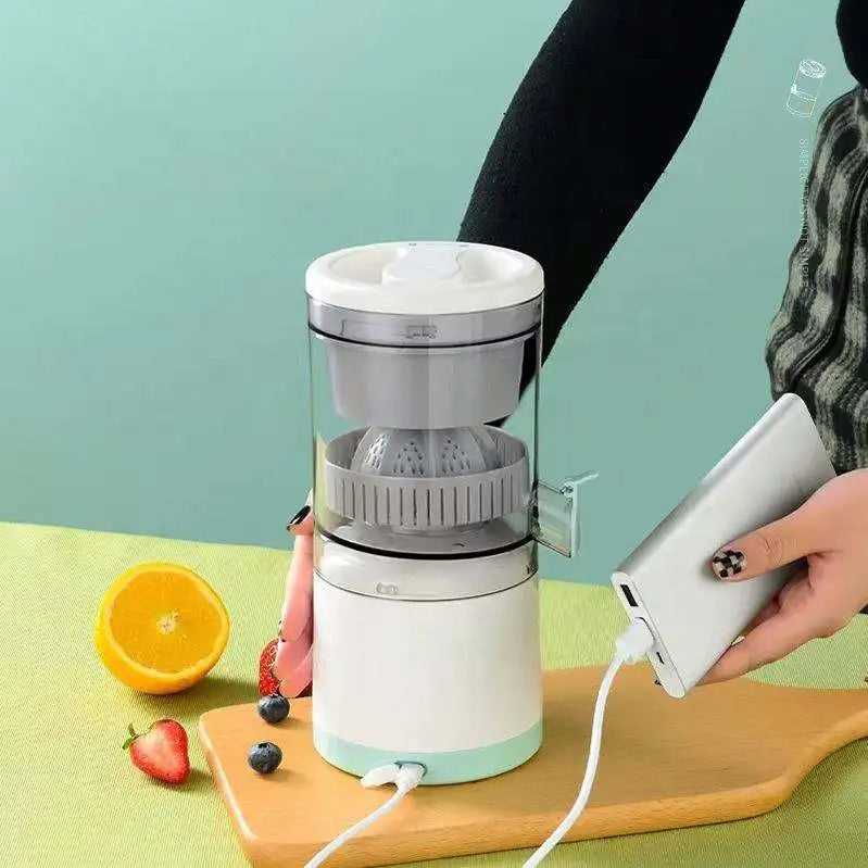Smoothie Maker Electric Juicer Mixer Machines Personal Portable Fruit Juicer and Blender 2 in 1 with 400ml Cup