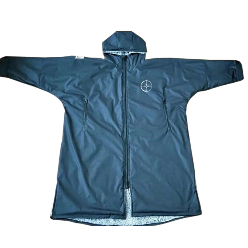 Custom Logo Long Sleeve Changing Robe Drying Robe Waterproof Surfing Poncho Coat Adult