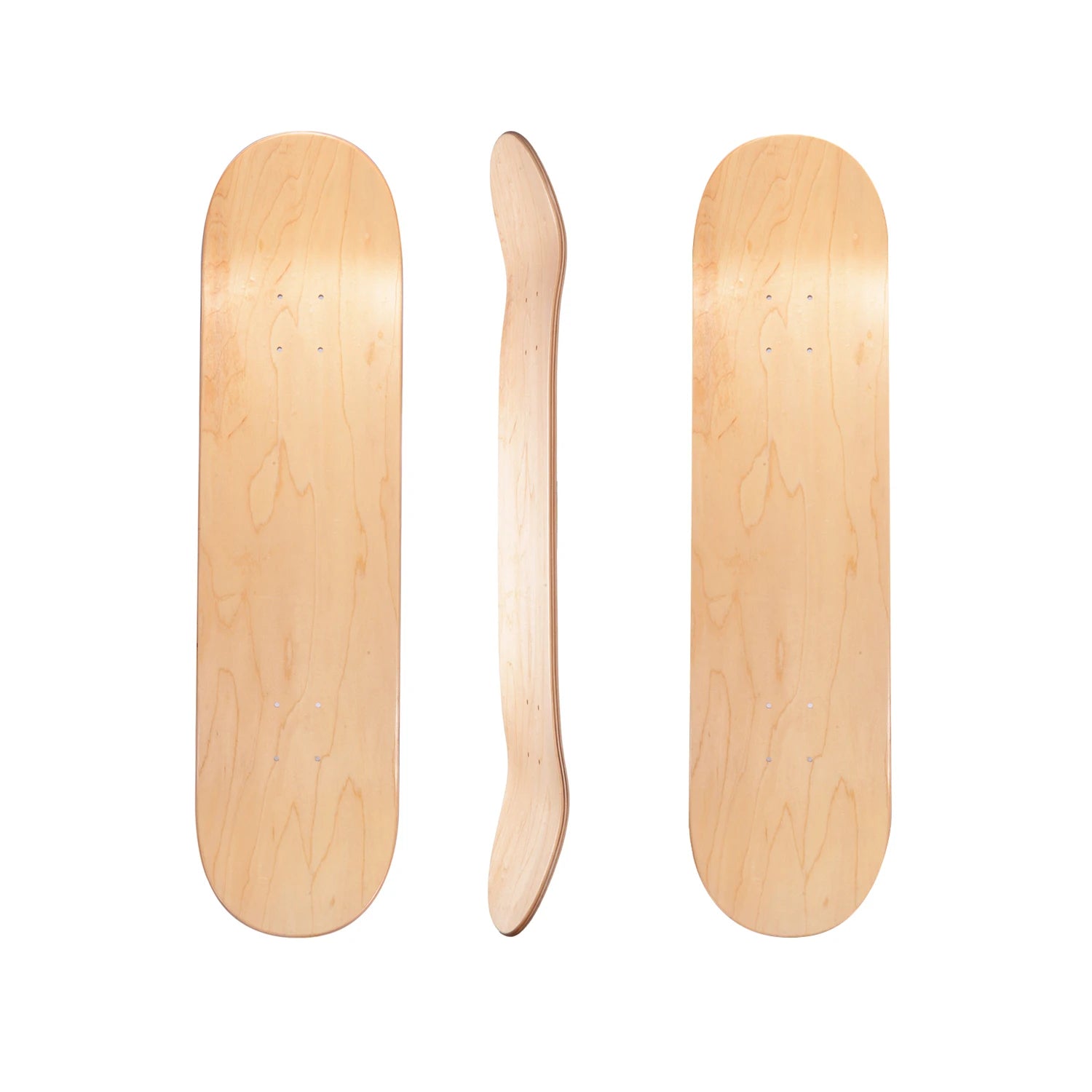Multicolored Fancy Design 8.25 Inch Maple Skateboard Decks for Boys