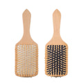 Eco Friendly Natural Wooden Bamboo Paddle Row Styling Comb Hair Scalp Massage Air Cushion Beech Brush