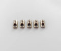 European Standard Nickel Plated Aluminum Profile Nut Half Round Slot Elastic Spring Nuts Elastic Nut