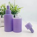 Customized 1oz Cosmetic Skincare Packaging 30Ml Serum Bottle Cylinder Flat Shoulder Tincture Dropper Bottle for Essential Oils