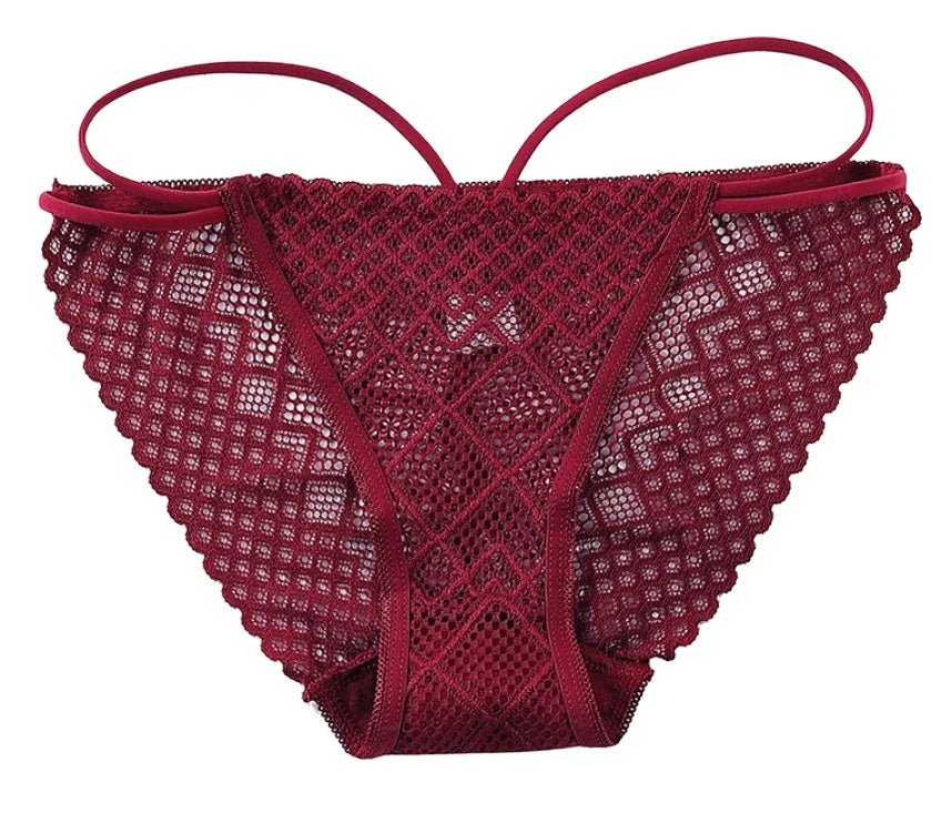 Wholesale Women's Breathable Thong Panties Seamless Lace Sexy G-String Thong Underwear for Ladies