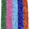 Latest Design Round Faceted Stones Loose Natural 2mm 3mm 4mm Crystal Beads for Necklace Jewelry Making