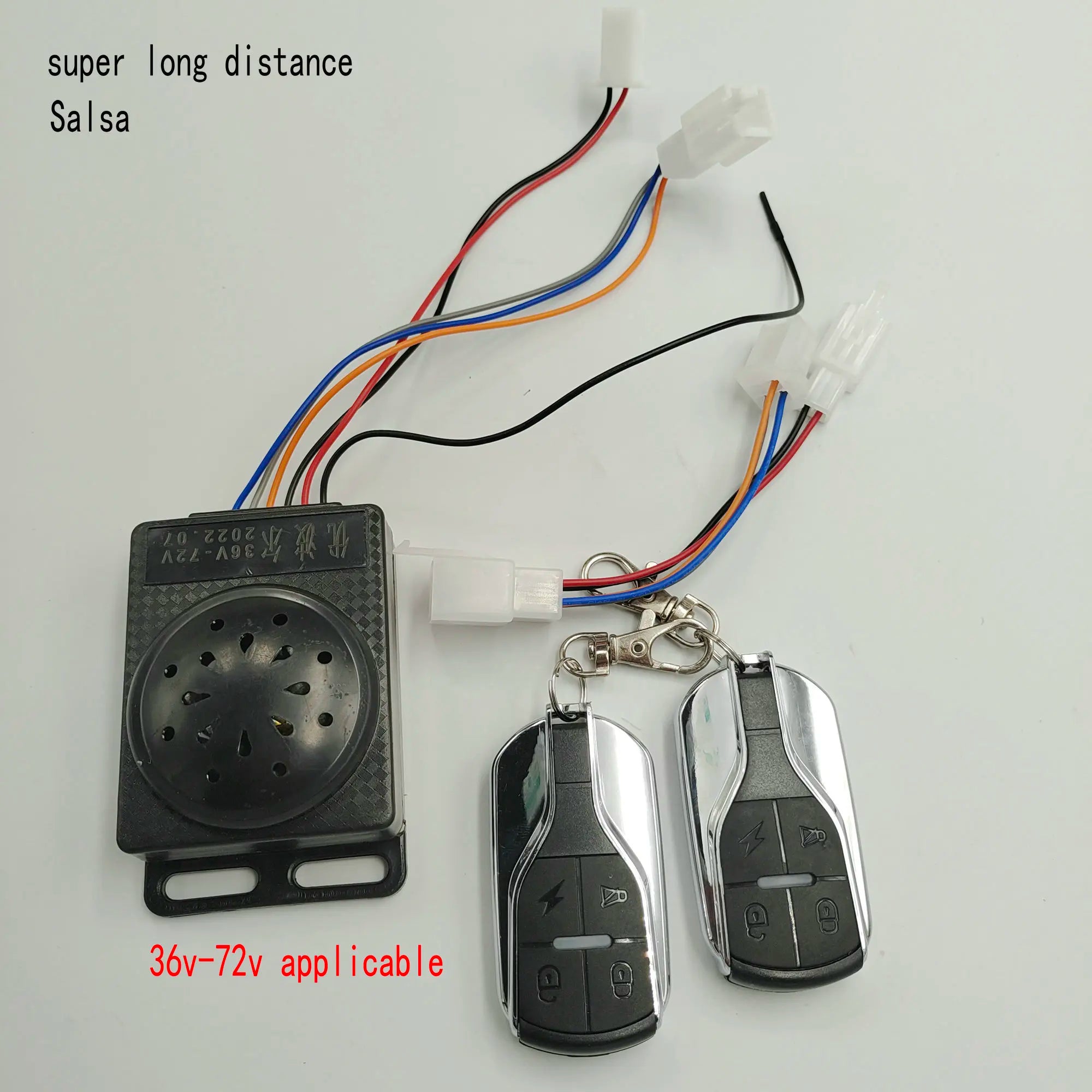 48V60V72V Burglar Alarmer+Electric Control POWER Lock/KEY Electric Bike ACCESSORY SCOOTER Conversion Parts Wireless Control Lock