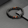 Lava Volcanic Black Diffuser Stone Beads Bracelet Jewelry S280