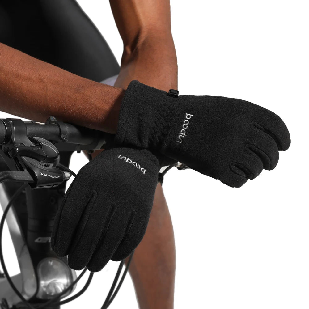 HBG 1218 New Arrival Outdoor Winter Sports Running Gloves Men Touch Screen Warm Gloves