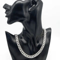Hip Hop Jewelry 925 Sterling 10mm Mens Cuban Chain Necklace Miami Cuban 925 Sterling Silver Necklace Men
